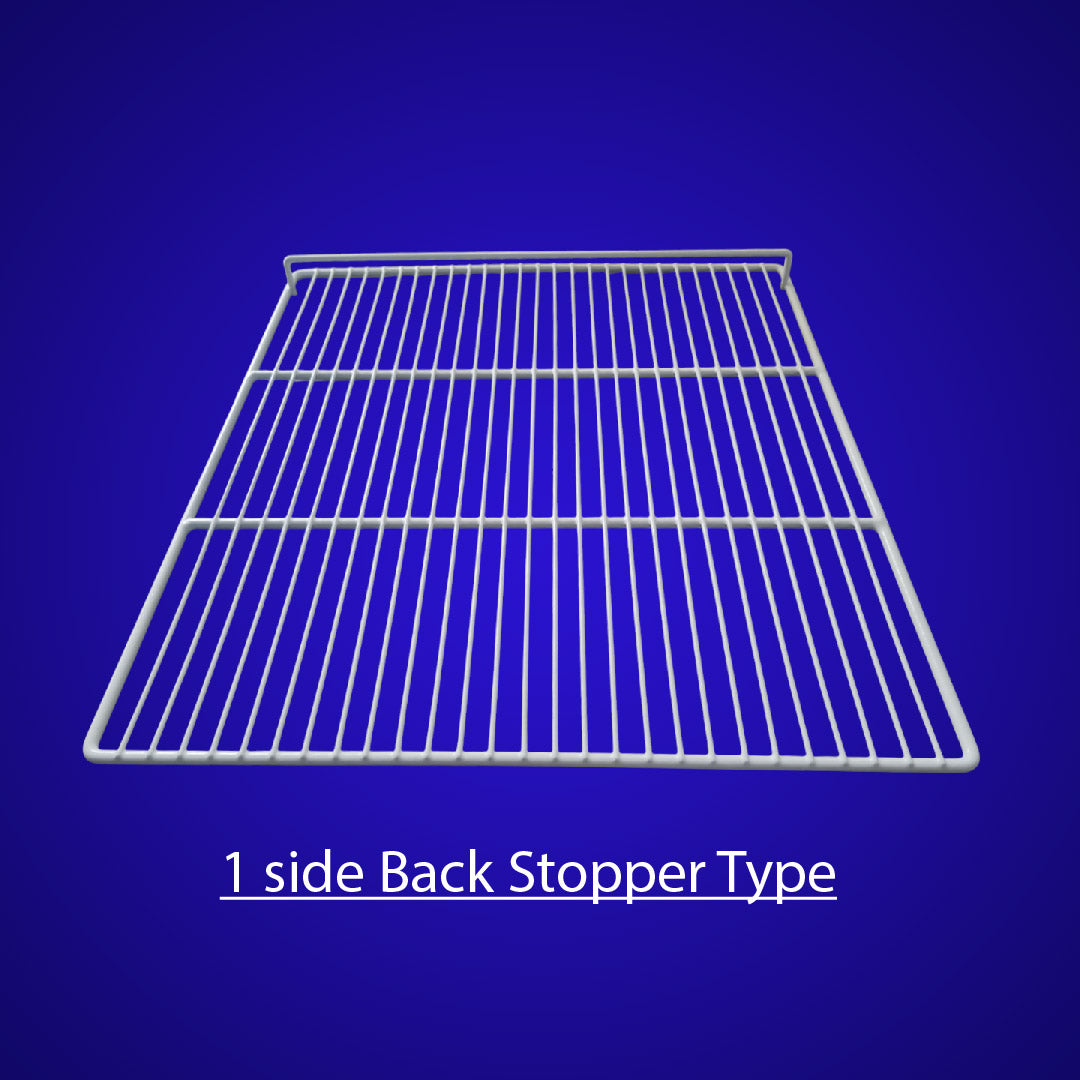 PE COATED SHELVE - 1 SIDE BACK STOPPER