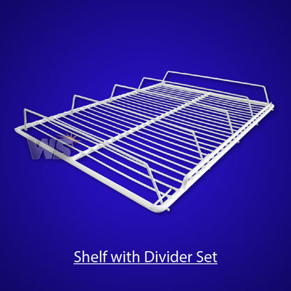 PE Coated Chiller Shelf with Divider Set