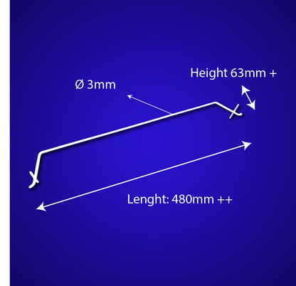 Refrigerator Shelf Divider Stick