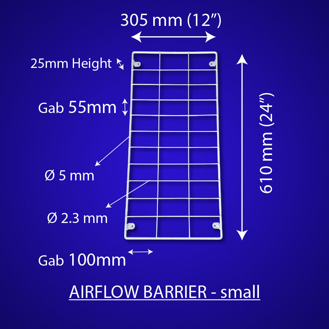 REFRIGERATOR AIRFLOW BARRIER- SMALL FLEXY